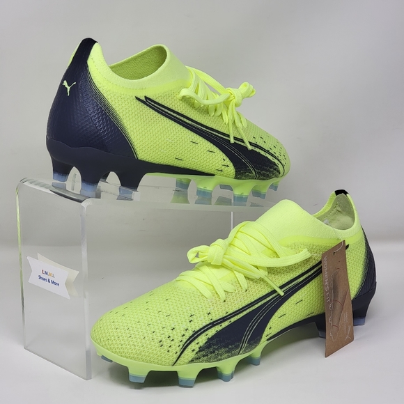 Puma Ultra Match FG/AG Lace-Up Green Womens Sz Multi Soccer Cleats 106905 01 New - Picture 4 of 13